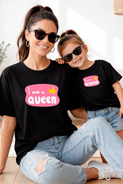 genosha Mother Daughter 100% Cotton T-Shirt Mama Mini Mother Daughter Single ...