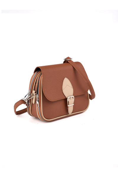 Mojeva Geantă de damă cu detaliu capac, trei compartimente, lățime: 23 cm, lu...