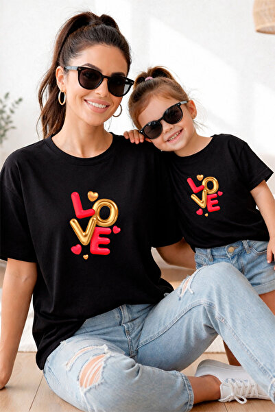 genosha Mother Daughter 100% Cotton T-Shirt Mama Mini Mother Daughter Single ...