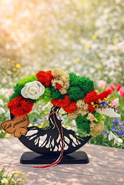 OEM Cadou Martisor Copacul Vietii din Lemn cu Licheni, Esti Speciala,15x15