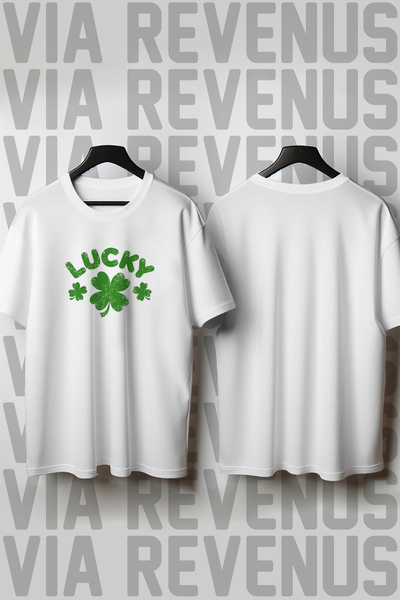 Vordevia Μπλουζάκι Unisex με φαρδιά γραμμή και λαιμόκοψη ποδηλάτου με στάμπα ...