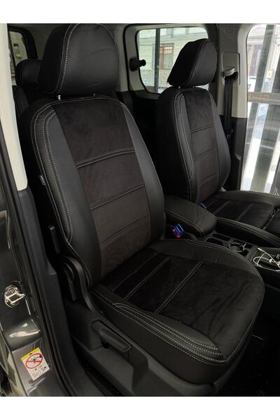 AKINCI غطاء مقعد السائق لسيارة فولكس فاجن كادي 2021-2025 - غطاء مقعد السيارة