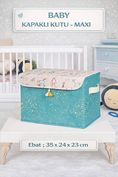 PONÇİK BEBEK Velika organizatorska kutija za bebe sa poklopcem Maxi | Kutija ...
