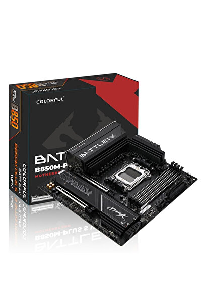 Colorful BATTLE-AX B850M-PLUS S WIFI7 V14 AMD AM5 DDR5 8000MHz mATX Gaming (O...