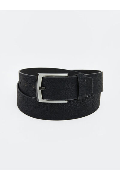LC Waikiki Black leather-look men's belt from güli̇s gi̇yi̇m