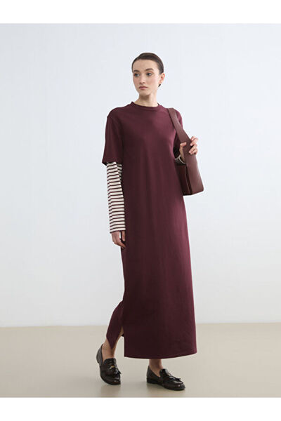 LC Waikiki Rochie de trening cu dungi și guler Roba Zero, Sparkling Choices, ...