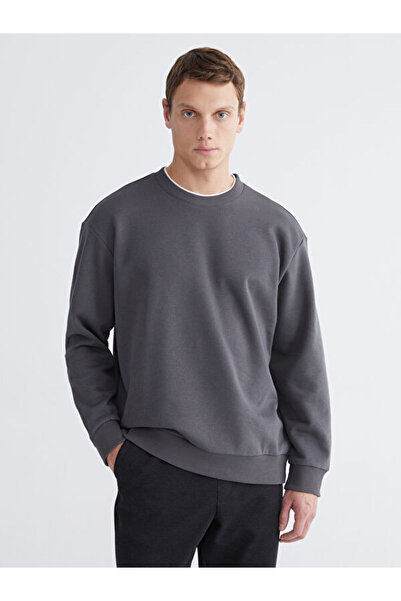 LC Waikiki Quality Parts from Çelebi Store Zero Roba Yaka Men's Thick Sweatshirt
