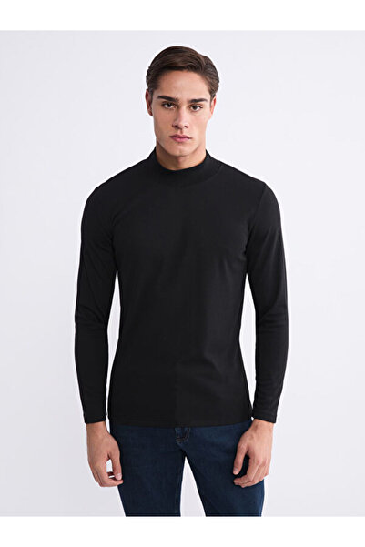 LC Waikiki Rmz Gi̇yi̇m Farkiyla Hakim Roba Collar Men's Sweatshirt