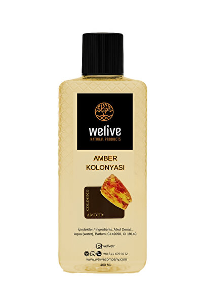 Welive AMBER KOLONYASI 400 ML 80 DERECE