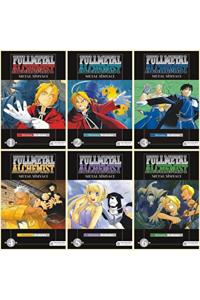 Akıl Çelen Kitaplar Fullmetal Alchemist 1-6. Ciltler 6 lı Manga Seti