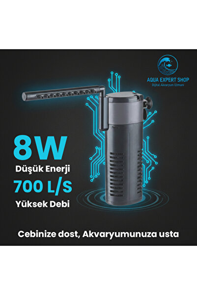Sobo WP-1108F Akvaryum Iç Şelale Filtre 8W 700L/S