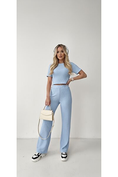 THEBEK Women's Bubble Casual Summer Comfortable Loose Fit Elastic Cuffed Crop...