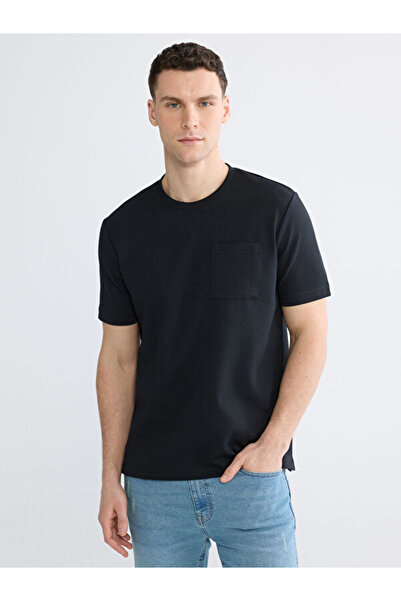 LC Waikiki Quality Parts from Çelebi Store Zero Roba Yaka Men's T-Shirt