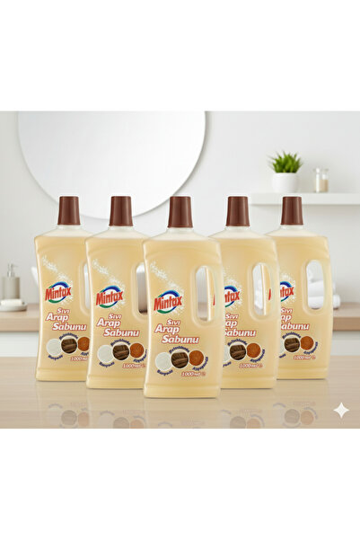 Mintax Liquid Arabic Soap 1Lt 5 Pcs