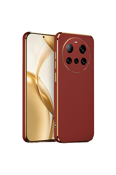 eco port Mi 15 Ultra Case Volet Silicone - Red