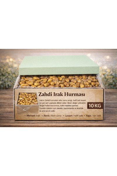 İhlas Irak Zahdi Hurması – 10 KG Kutu