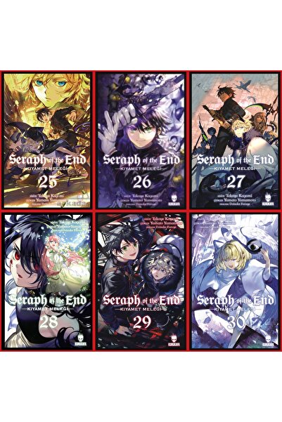 Kurukafa Yayınevi Seraph of The End Kıyamet Meleği 25-30. Ciltler 6 lı Manga ...