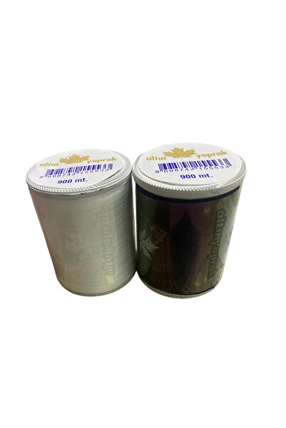 YAPRAK Altınyaprak Sewing Thread Spool 900m Black 2 Pieces + Needle 1 Pack