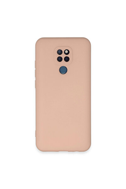 eco port جراب جنرال موبايل جي ام 20 نانو مخملي من الداخل سيليكون - بودرة