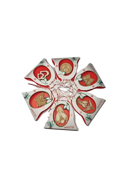 OEM Set of 7 Handmade Martisoare "Spring of Hearts" - Laser Engraving