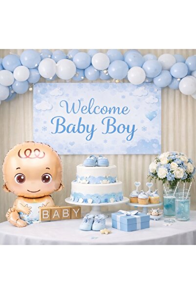 BKMC PARTY مجموعة هدايا فاخرة للأطفال حديثي الولادة من ERKEK BEBEK، مجموعة كا...