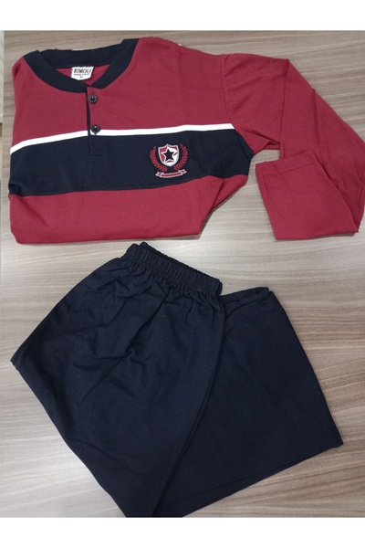 Butik Erkek uzun kollu mevsimlik gecelik takımı