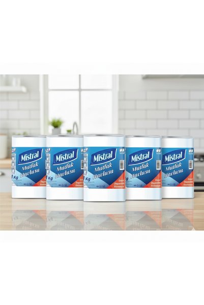 Mistral Perforeli 2 Katlı Kağıt Mutfak Havlu 1 Kg 5 ADET