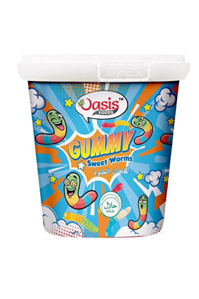 Oasis Sweet Gummy Worms 160g x 24