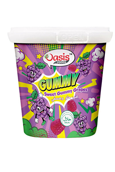 Oasis Sweet Gummy Grapes 160g x 24