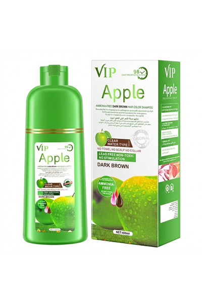 Vip VIP Hair Color Shampoo Dark Brown 400ml