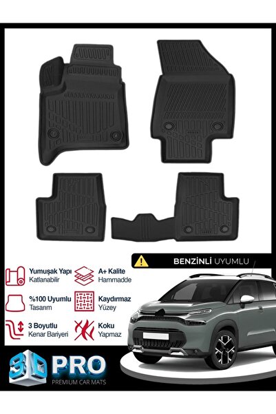 Dbc Online Citroen Yeni C3 Aircross HYBRID HİBRİT 3D Havuzlu Paspas 2025 2026...