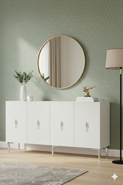 YUMEDİ DESİGN KA1527BS - AYSHE KONSOL ,TV SEHPASI , ÇOK AMAÇLI DOLAP, KAHVE K...