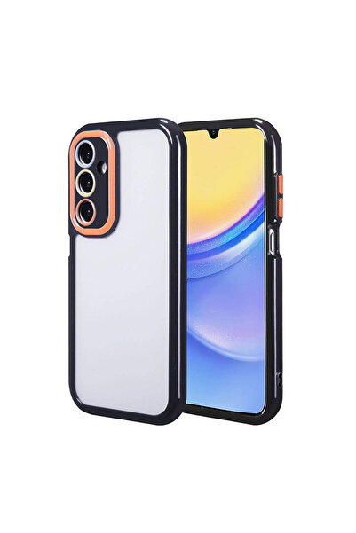 Ceponya غطاء حماية لهاتف Galaxy A15 مع حماية للكاميرا وتصميم ملون للحواف والإ...