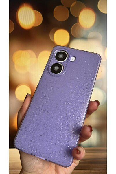 TechTrove Poco X7 Pro Kılıf Kamera Korumalı Parlak Simli Lüks Kapak