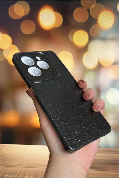 TechTrove Tecno Spark 20 Pro Kılıf Kamera Korumalı Parlak Simli Lüks Kapak