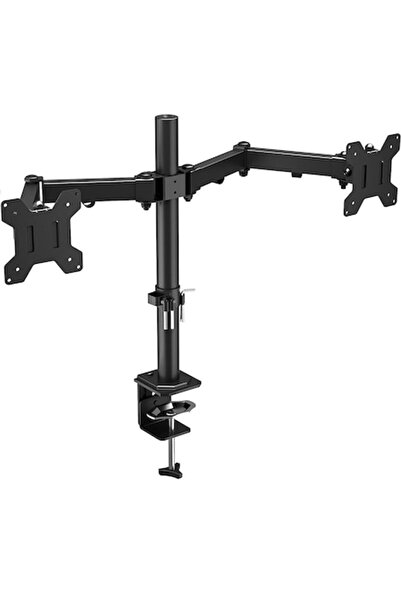 BONTEC 2 monitor desk stand, Bontec, super flexible, 13-27 inch - 33-68 cm, s...