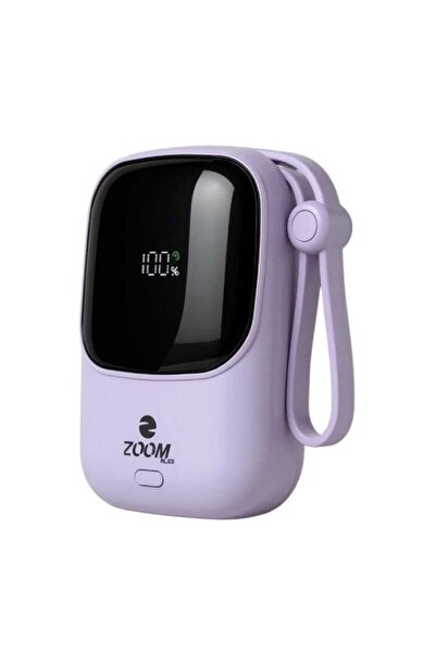Zoom Plus بنك طاقة ZP33 بسعة 10000 مللي أمبير مع شاشة عرض رقمية وشحن سريع بقد...