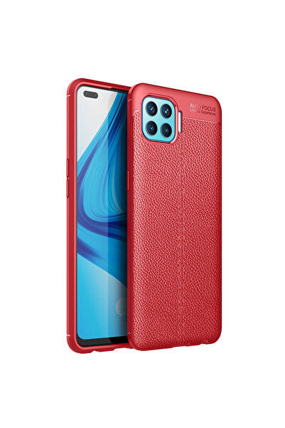eco port Oppo Reno 4 Lite Case Auto Focus Cover - Red