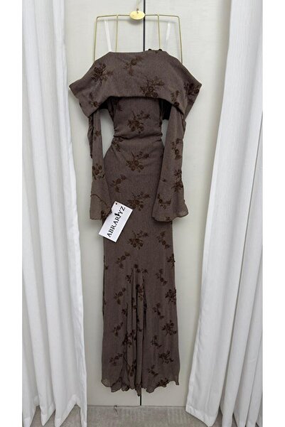 ABRARYZ "Classic Rose" off-the-shoulder dress