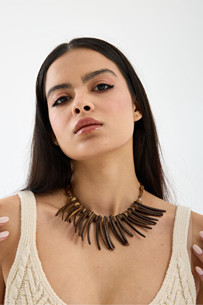 JİMNY JEWELRY Primal – Natural Bodri Tree Necklace