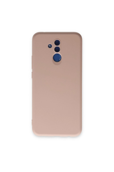 eco port حافظة هواوي ميت 20 لايت نانو سيليكون مخملي من الداخل - مسحوق