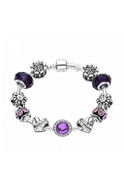 tga Brățară cu 11 pandantive și lanț de siguranță