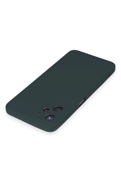 Epilons حافظة C35 نانو من السيليكون المخملي - أخضر داكن