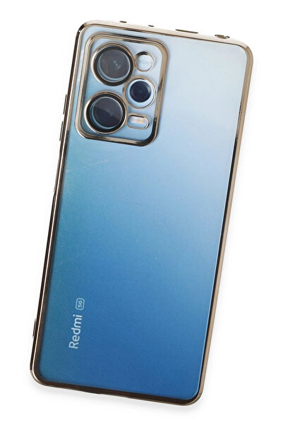 Epilons حافظة ريدمي نوت 12 5G من السيليكون مع عدسة - ذهبي