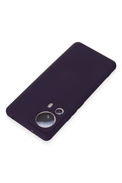 Epilons حافظة Mi 13 Lite من السيليكون النانوي المخملي الداخلي - باللون الأرجواني