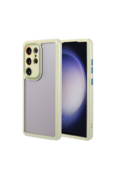 Ceponya Galaxy S23 Ultra Case Ahenk Cover with Camera Protection, Colorful Ed...