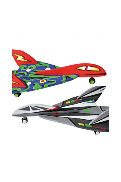 ANDREU TOYS DIY Set 2 3D Airplanes, Foam