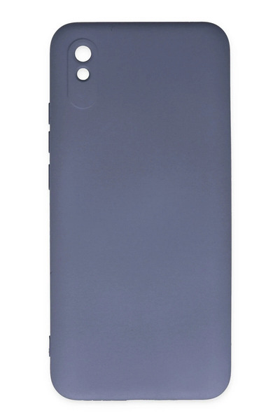 Epilons حافظة ريدمي 9A من السيليكون المخملي الداخلي - رمادي