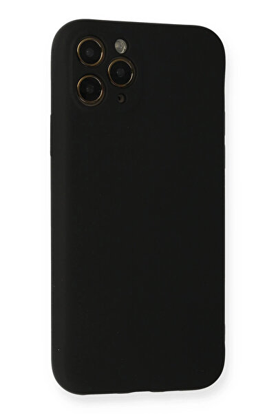 Epilons حافظة آيفون 11 نانو مع داخلية مخملية من السيليكون - أسود