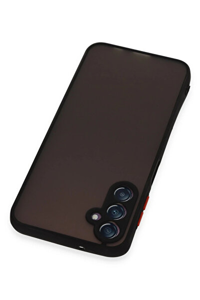 Epilons غطاء حماية سيليكون مونتريال لهاتف جالاكسي A14 4G - أسود